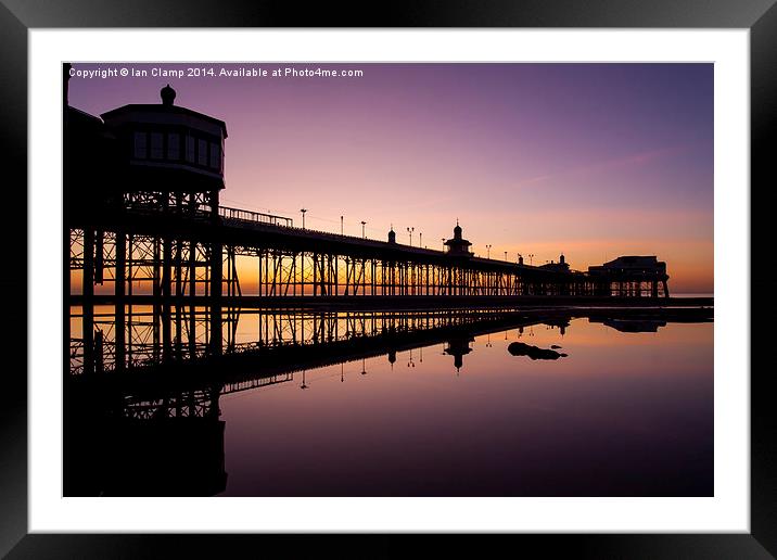 Twilight reflections Framed Mounted Print by Ian Clamp