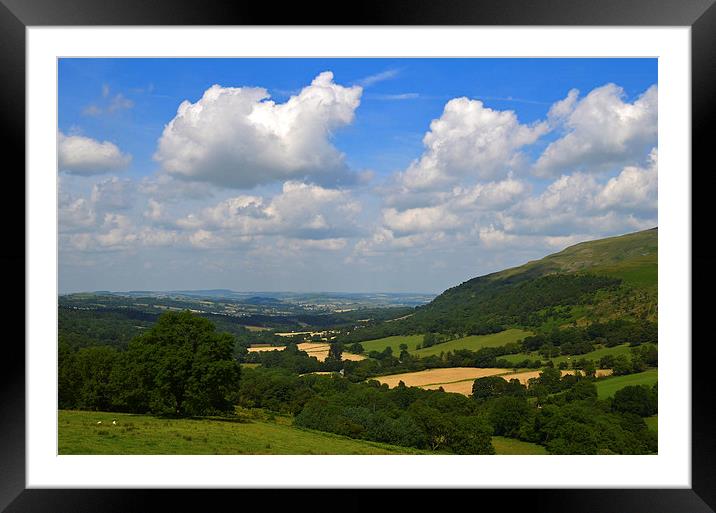 Upper Tarrell Valley Framed Mounted Print by Dai Parker
