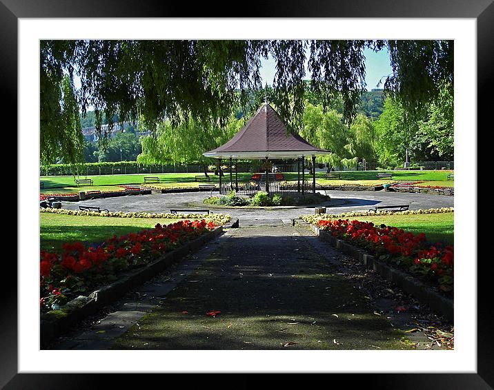 Bandstand Blooms Framed Mounted Print by Dai Parker