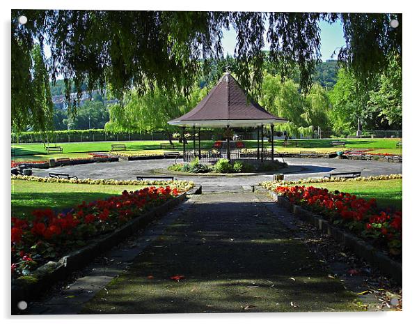 Bandstand Blooms Acrylic by Dai Parker