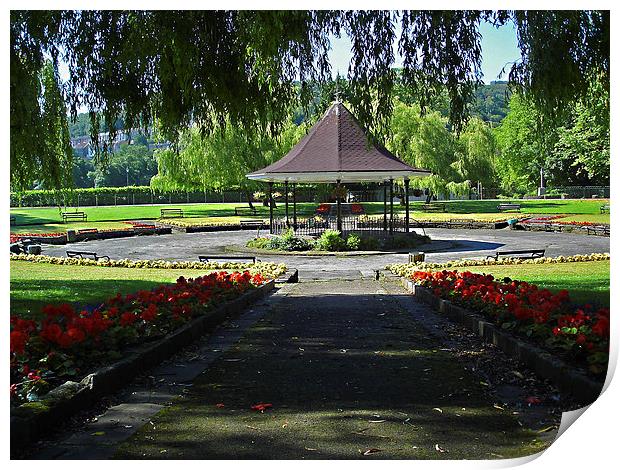 Bandstand Blooms Print by Dai Parker