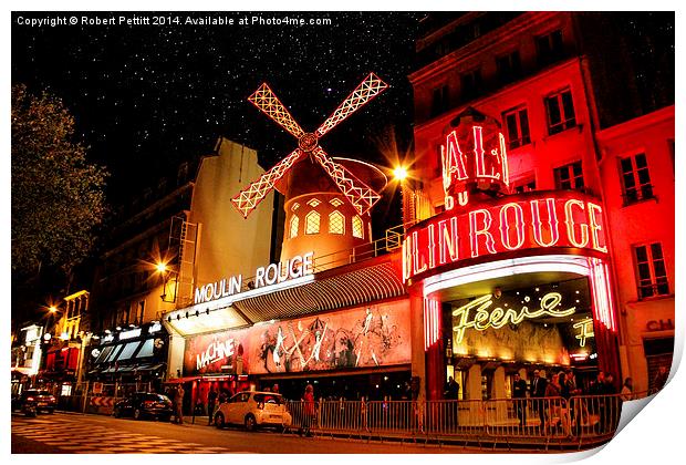 The Moulin Rouge Print by Robert Pettitt