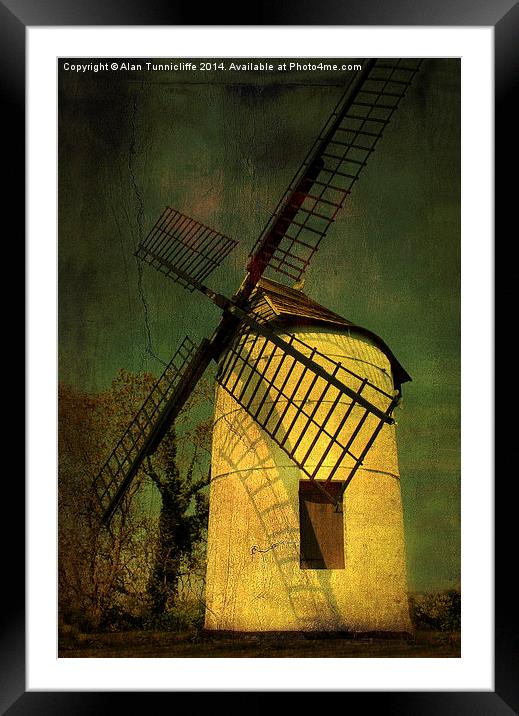 Majestic Ashton Windmill Framed Mounted Print by Alan Tunnicliffe