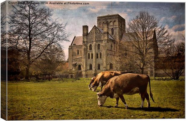 Church of St Cross Hospital Canvas Print by Ian Lewis