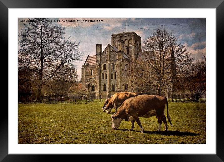 Church of St Cross Hospital Framed Mounted Print by Ian Lewis