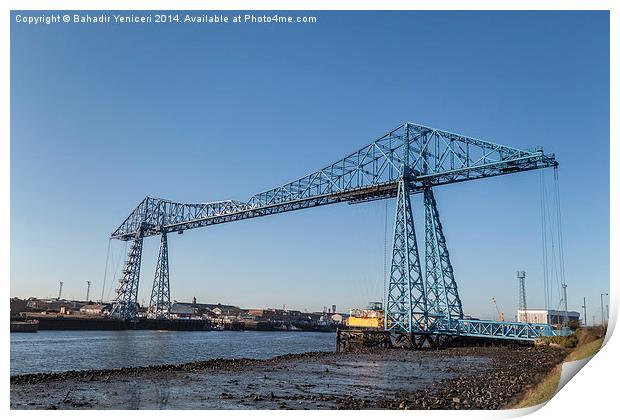 Transporter Bridge Print by Bahadir Yeniceri