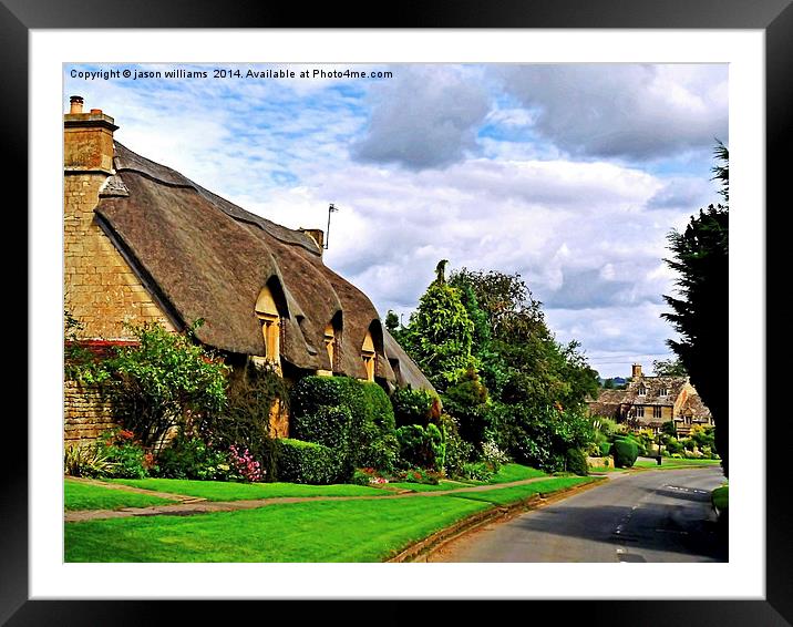 Picturesque Chipping Campden Framed Mounted Print by Jason Williams