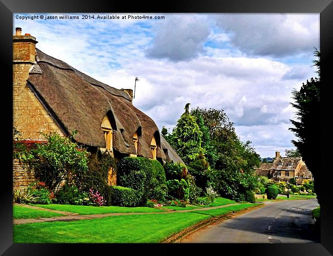 Picturesque Chipping Campden Framed Print by Jason Williams