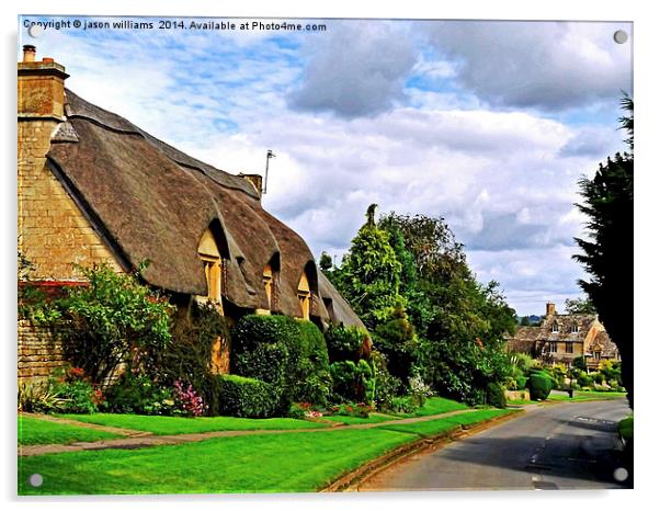 Picturesque Chipping Campden Acrylic by Jason Williams