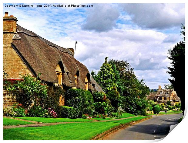 Picturesque Chipping Campden Print by Jason Williams