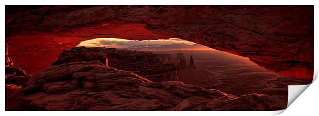 Mesa Arch Print by Mark Hughes