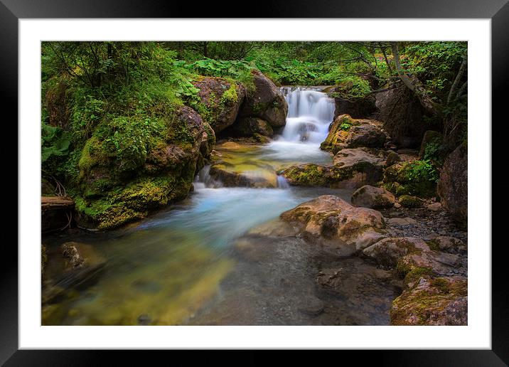 Gentle flow Framed Mounted Print by David Hare