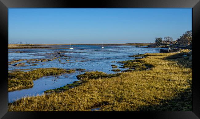 A crisp clear winters day Framed Print by matthew  mallett