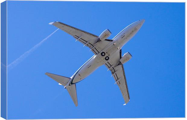 Airliner Canvas Print by Colin Porteous