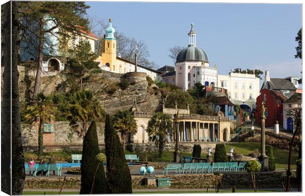 Portmeirion - North Wales Canvas Print by Andy McGarry