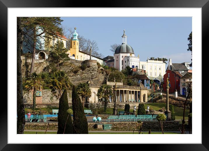 Portmeirion - North Wales Framed Mounted Print by Andy McGarry