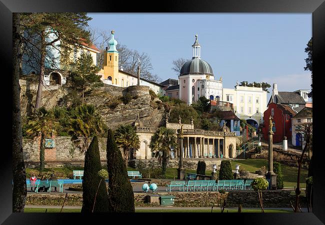 Portmeirion - North Wales Framed Print by Andy McGarry