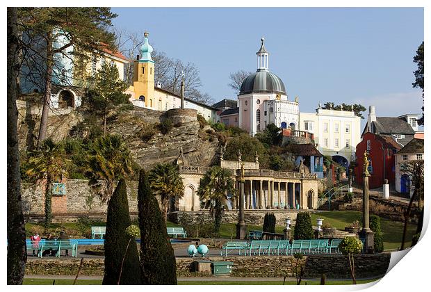Portmeirion - North Wales Print by Andy McGarry