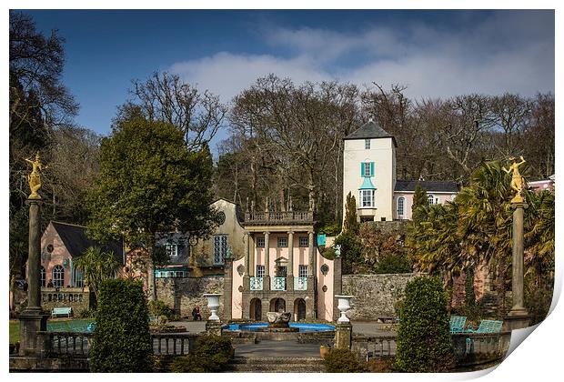 Portmeirion - Town Hall Print by Andy McGarry
