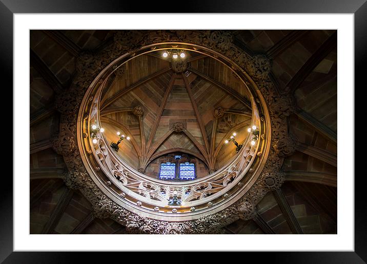 John Rylands Library - Manchester Framed Mounted Print by Andy McGarry