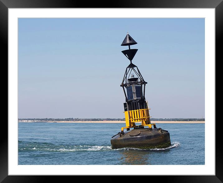 Buoy Framed Mounted Print by Colin Porteous