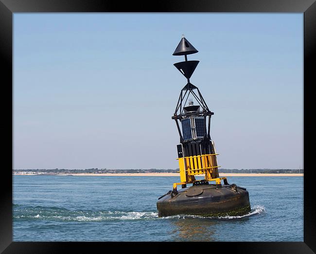 Buoy Framed Print by Colin Porteous