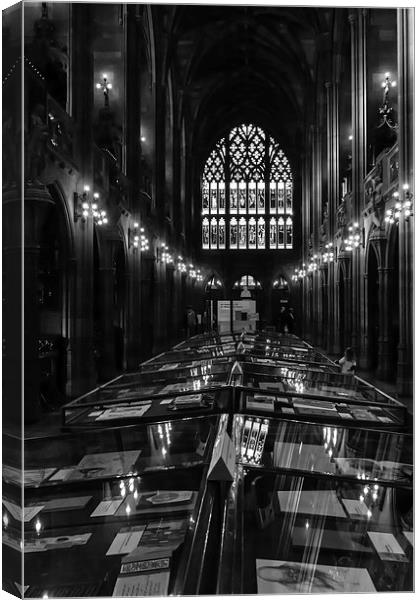 John Rylands Library - Manchester Canvas Print by Andy McGarry