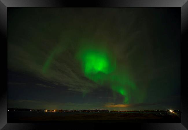 Aurora Borealis Framed Print by Rob Hawkins