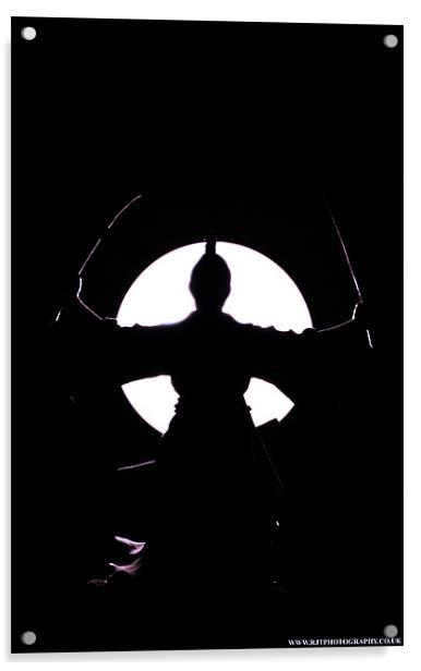 Samurai Dawn Acrylic by Rob Toombs