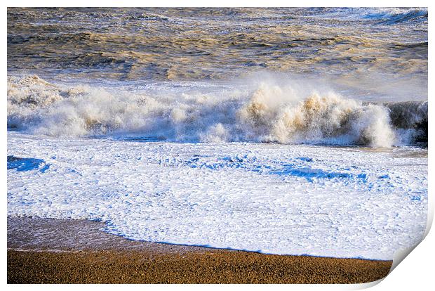 Stormy Sea Print by Susan Sanger