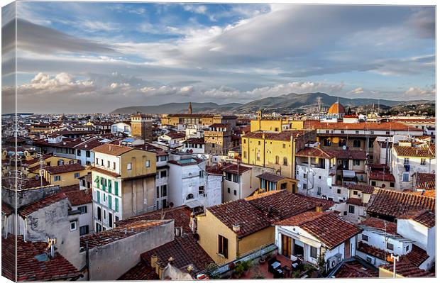 Florence Rooftops Canvas Print by mhfore Photography
