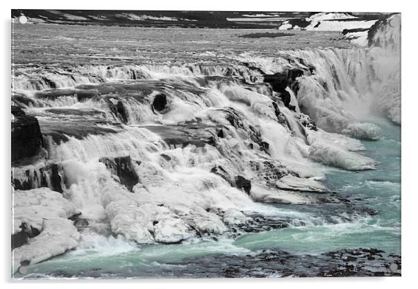 Frozen Falls Acrylic by Rob Hawkins