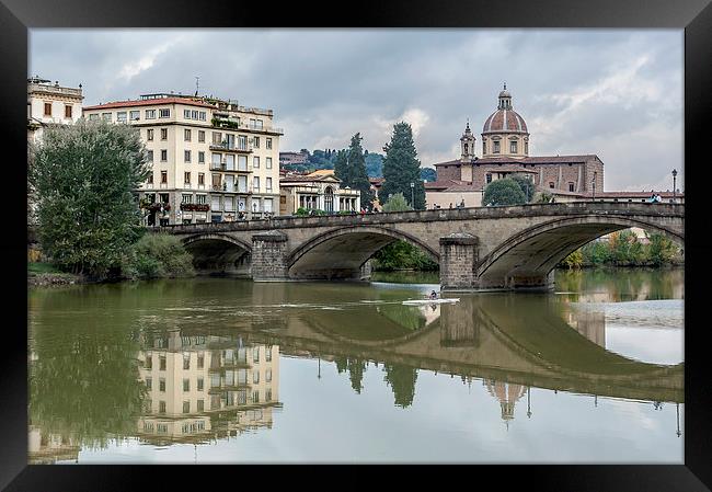 The Ponte Alla Carraia Framed Print by mhfore Photography