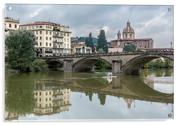 The Ponte Alla Carraia Acrylic by mhfore Photography