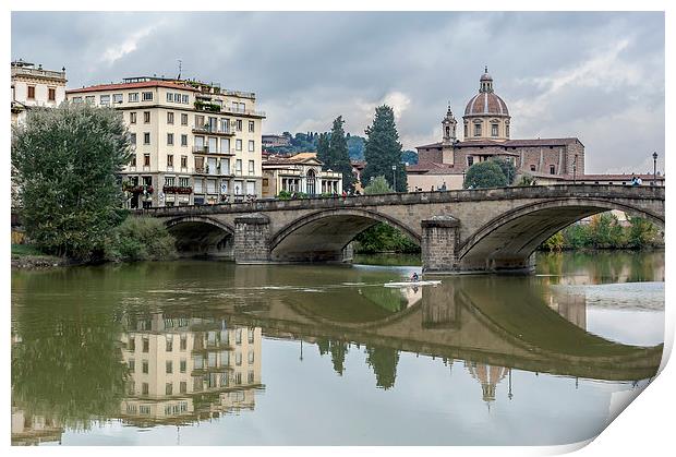 The Ponte Alla Carraia Print by mhfore Photography