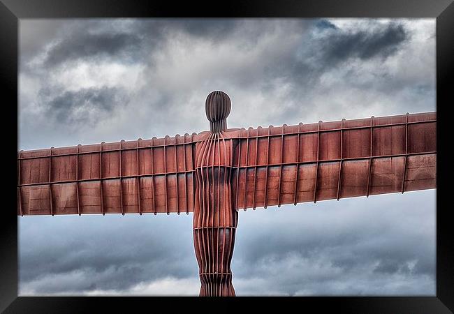 Angel of the North Framed Print by kevin wise