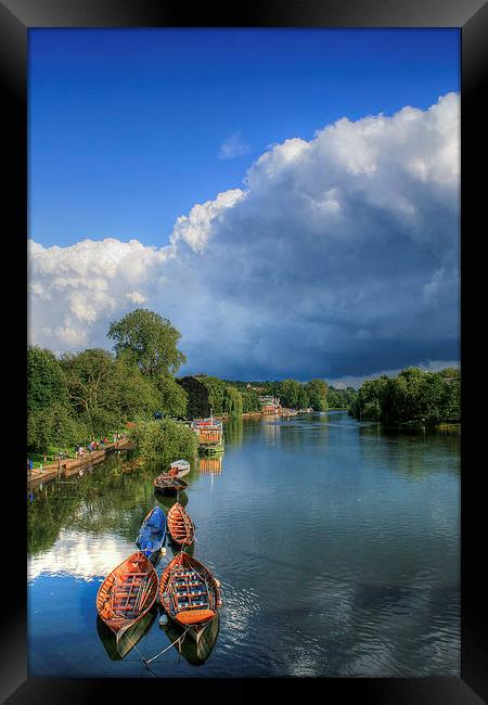 The Thames at Richmond Framed Print by Diane Griffiths