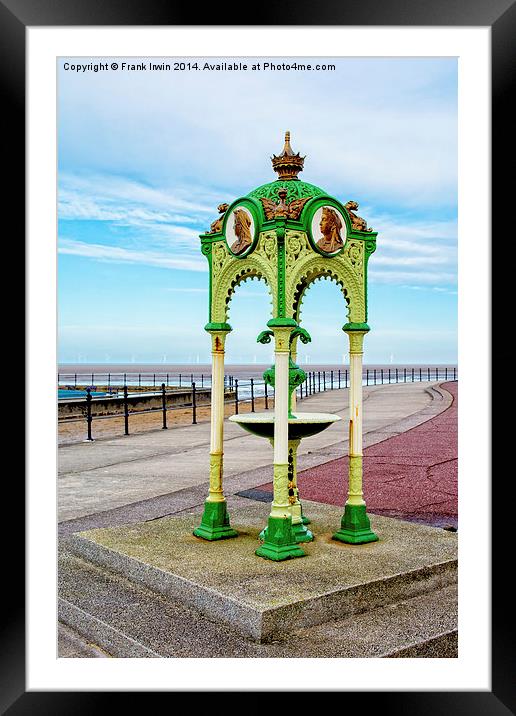 Hoylake’s Victorian drinking fountain. Framed Mounted Print by Frank Irwin
