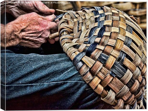 The Basket Weaver Canvas Print by Ian Lewis