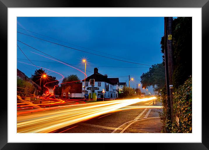 Morning Rush Hour Framed Mounted Print by Mark  F Banks