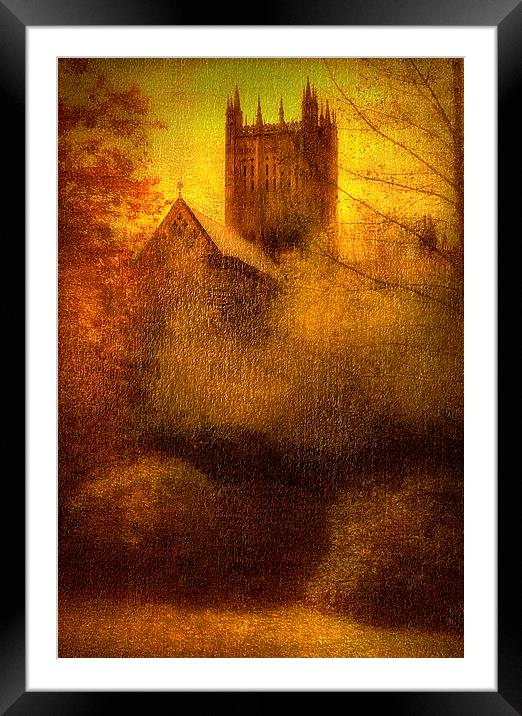 Wells cathedral Framed Mounted Print by Robert Fielding