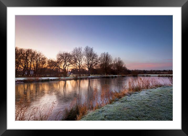 A Frosty Morning Framed Mounted Print by Christine Smart