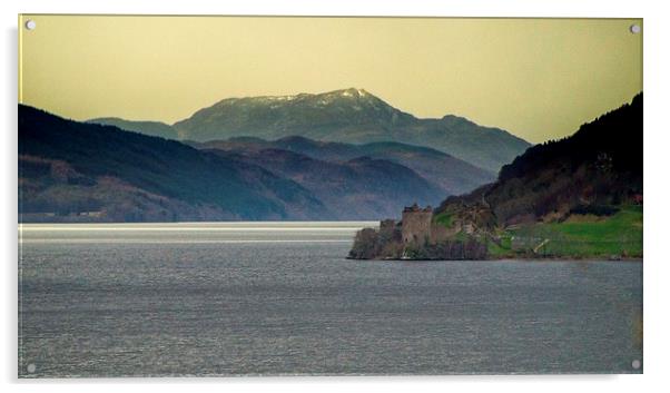 Loch Ness Acrylic by Geo Harris