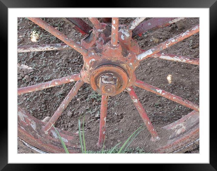 Iron wheel 1594 Framed Mounted Print by Don Brady