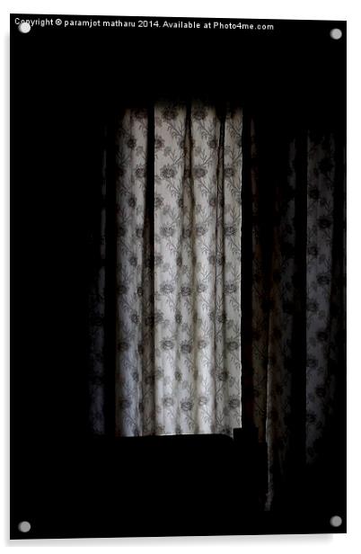 Curtains Acrylic by paramjot matharu