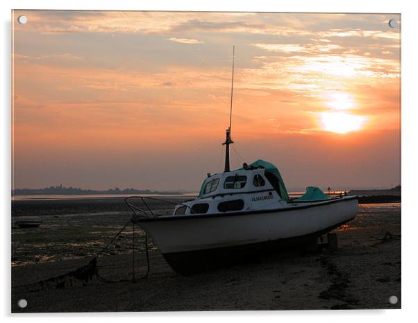 ANCHORED UP AND SO TO BED! Acrylic by Ray Bacon LRPS CPAGB