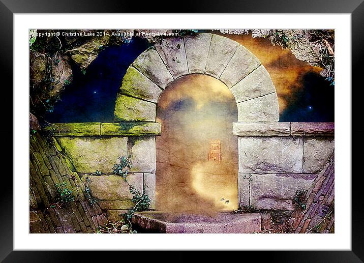 Dream and Beyond Framed Mounted Print by Christine Lake