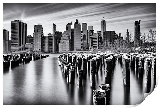 NYC monochrome Print by Kevin Ainslie