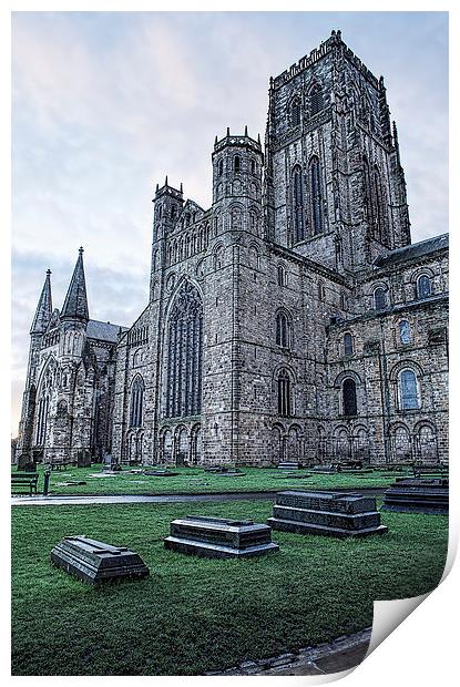 Durham Cathedral Building Print by Philip Pound