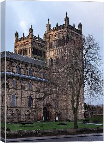 Durham Cathedral Entrance Canvas Print by Philip Pound